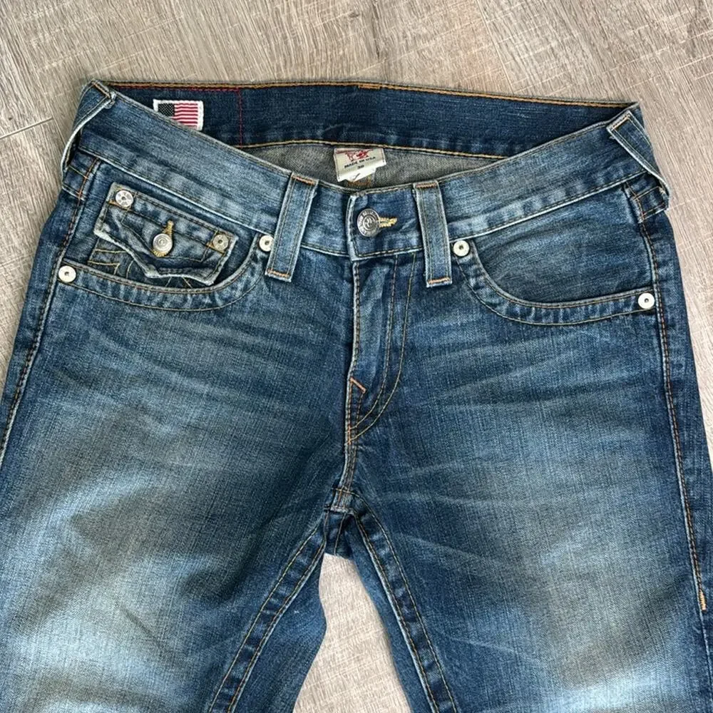 TRUE RELIGION Men’s Ricky Straight Leg Jeans
